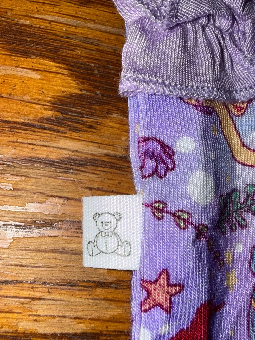 Little Snuggles Baby Girls Size 0-3 months Ariel Bamboo Zippy Sleeper New NWOT